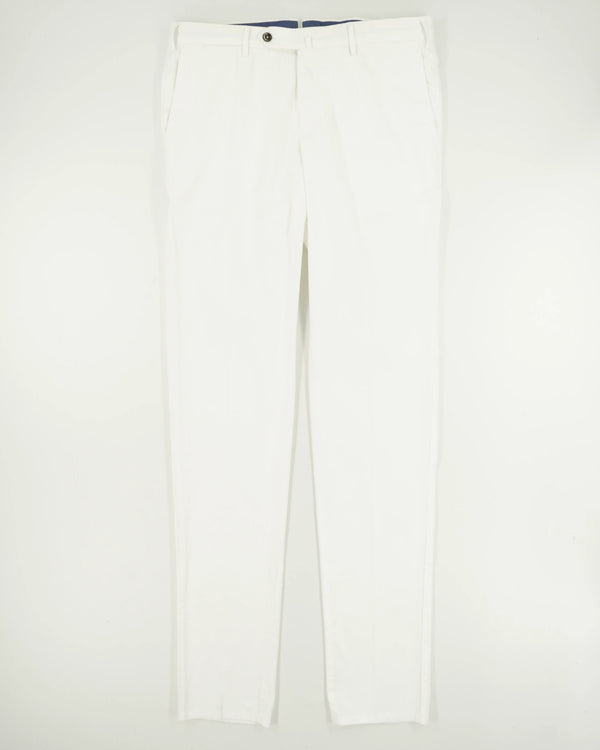 PT Torino Trousers Lightweight Cotton Stretch White