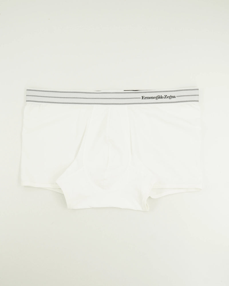 Zegna Trunks White Stripes