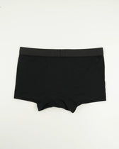 Zegna Trunks Black Middle Logo