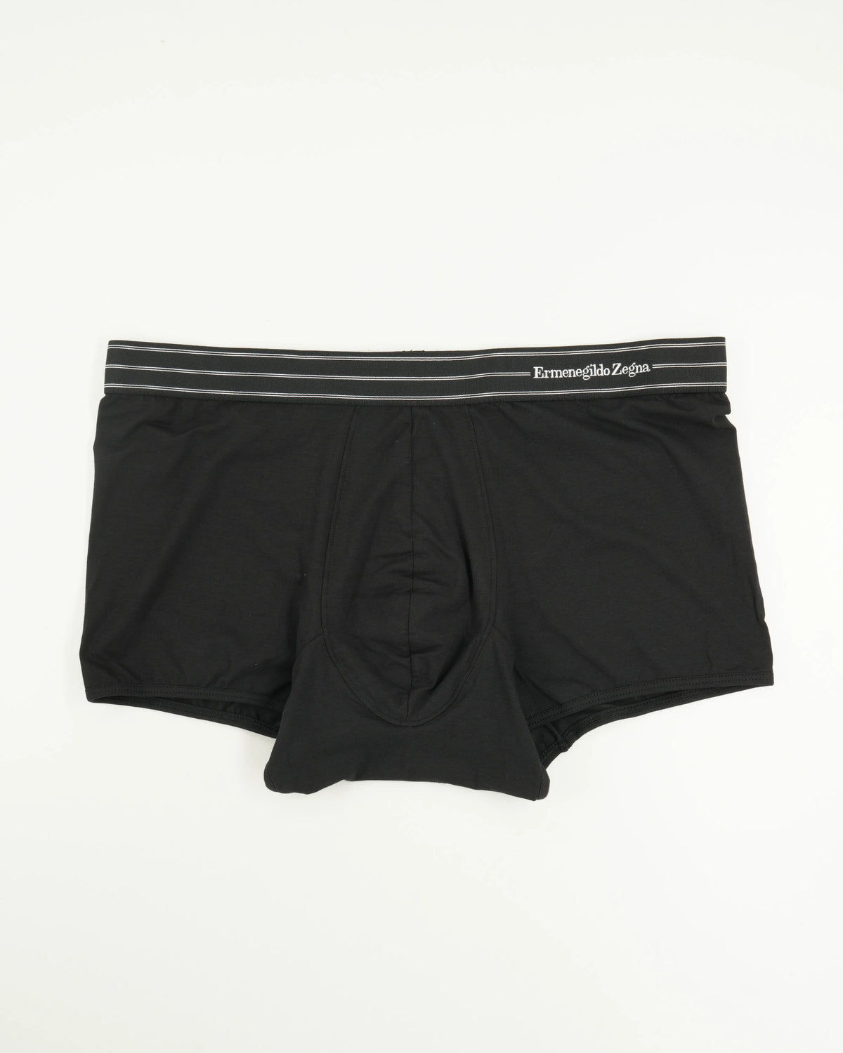 Zegna Trunks Black Stripes