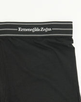 Zegna Trunks Black Stripes