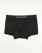 Zegna Trunks Black Logo