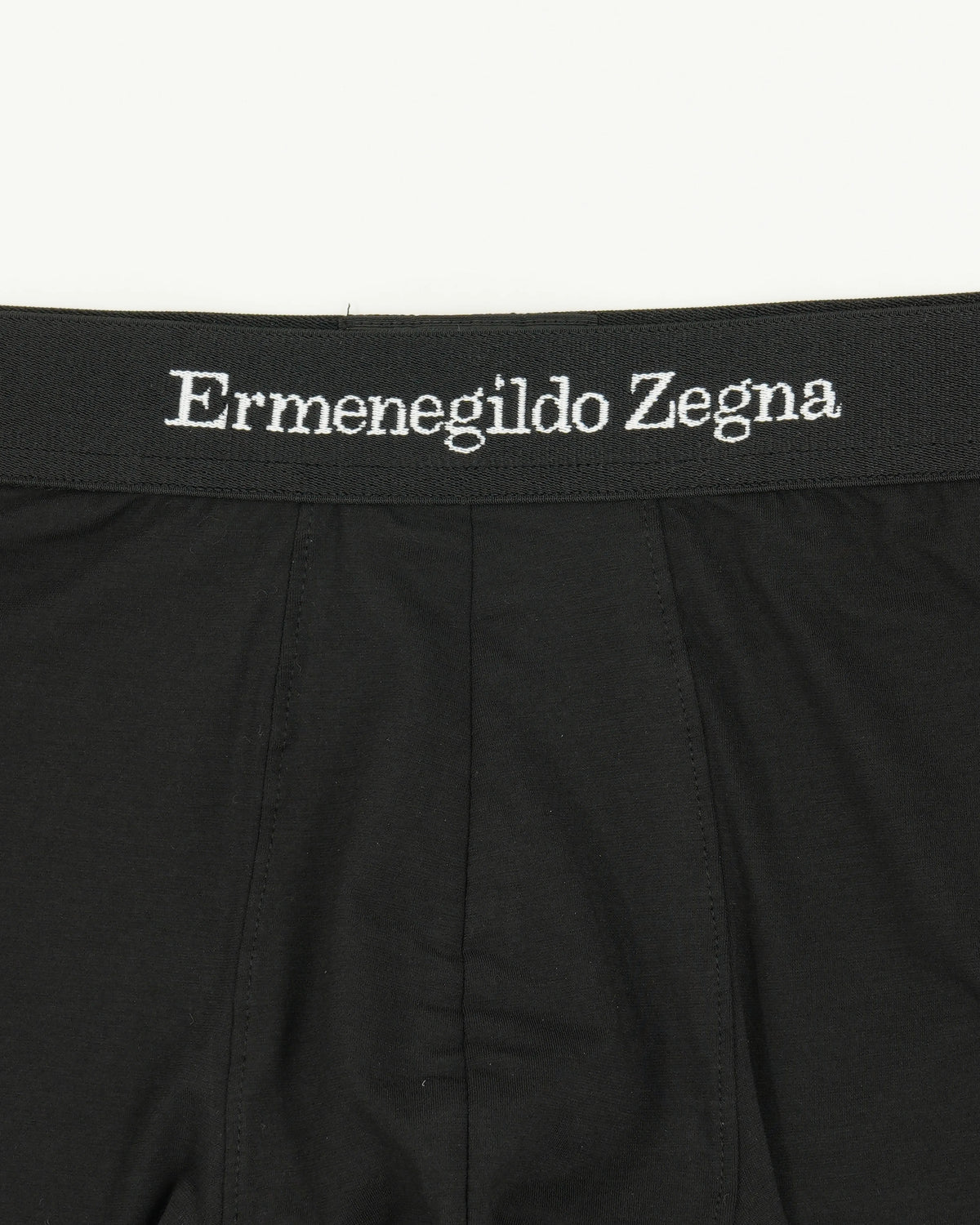 Zegna Trunks Black Logo