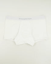 Zegna Trunks White Logo