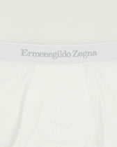 Zegna Trunks White Logo