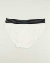 Zegna Briefs Cotton Stretch White Stripes