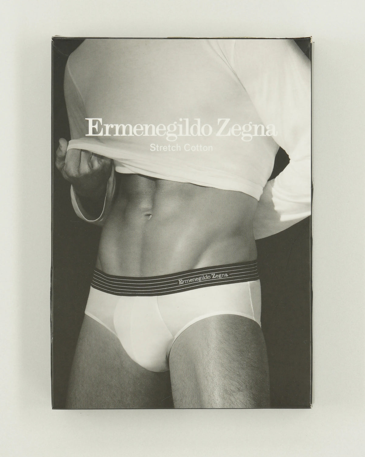 Zegna Briefs Cotton Stretch White Stripes