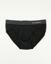 Zegna Briefs Cotton Stretch Black Stripes