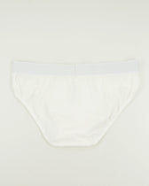 Zegna Briefs Cotton Stretch White Logo