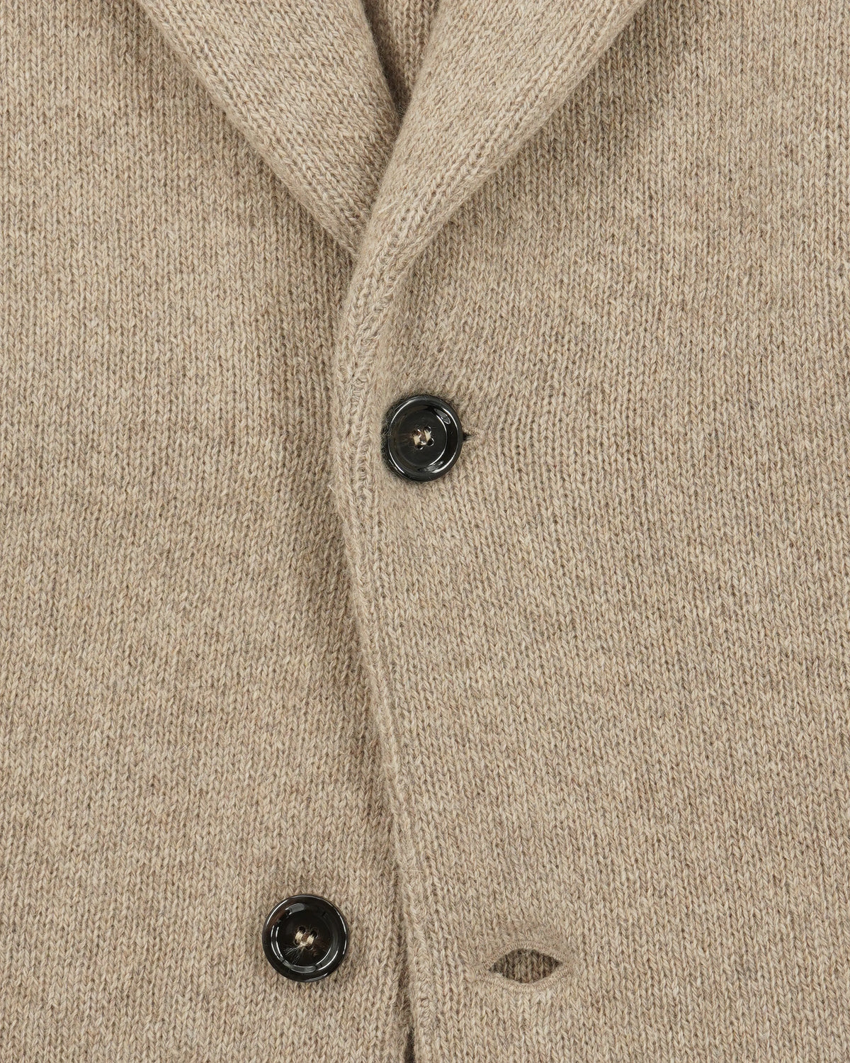 Lardini Knitted Jacket Pure Cashmere Beige