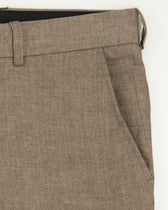 Studio 73 Trousers Solbiati Linen Medium Brown