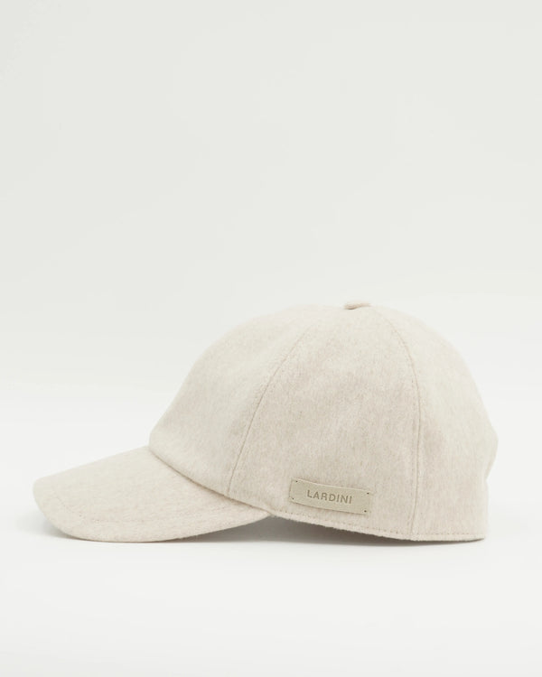 Lardini Cap Loro Piana Virgin Wool Light Beige