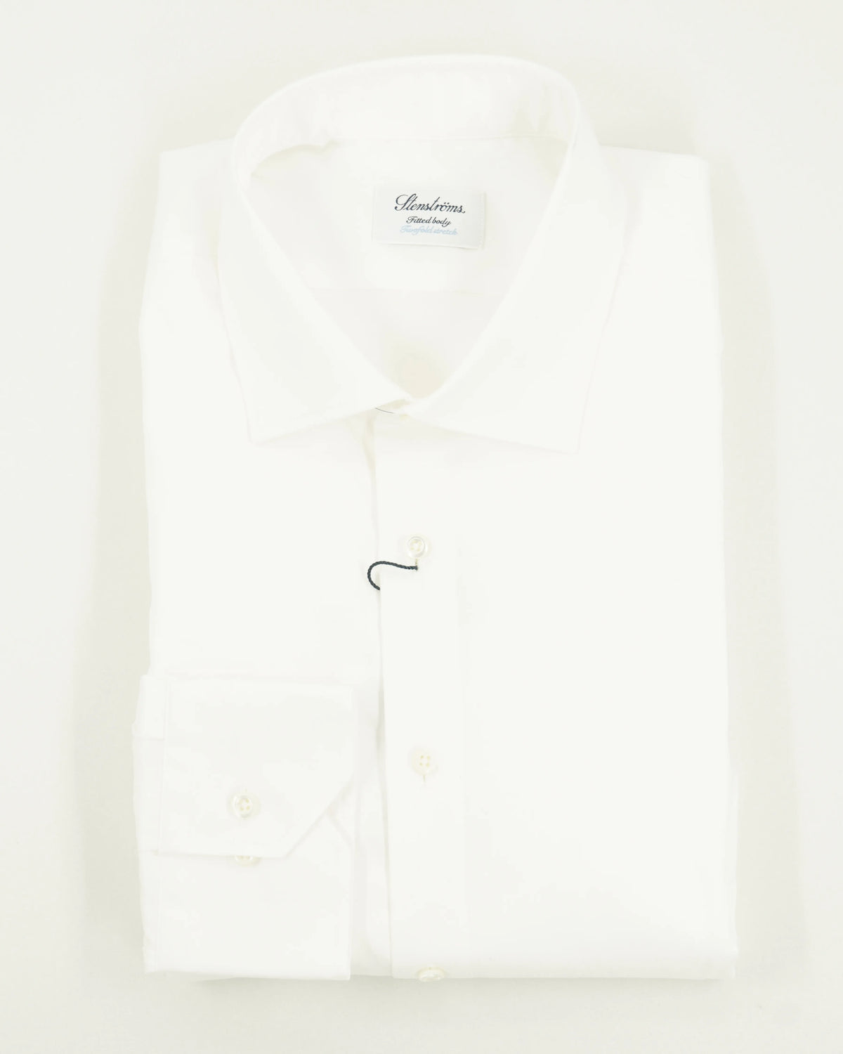 Stenströms Shirt Signature Twofold Cotton Regular Fit White