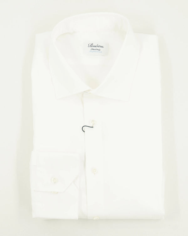 Stenströms Shirt Signature Twofold Cotton Regular Fit White