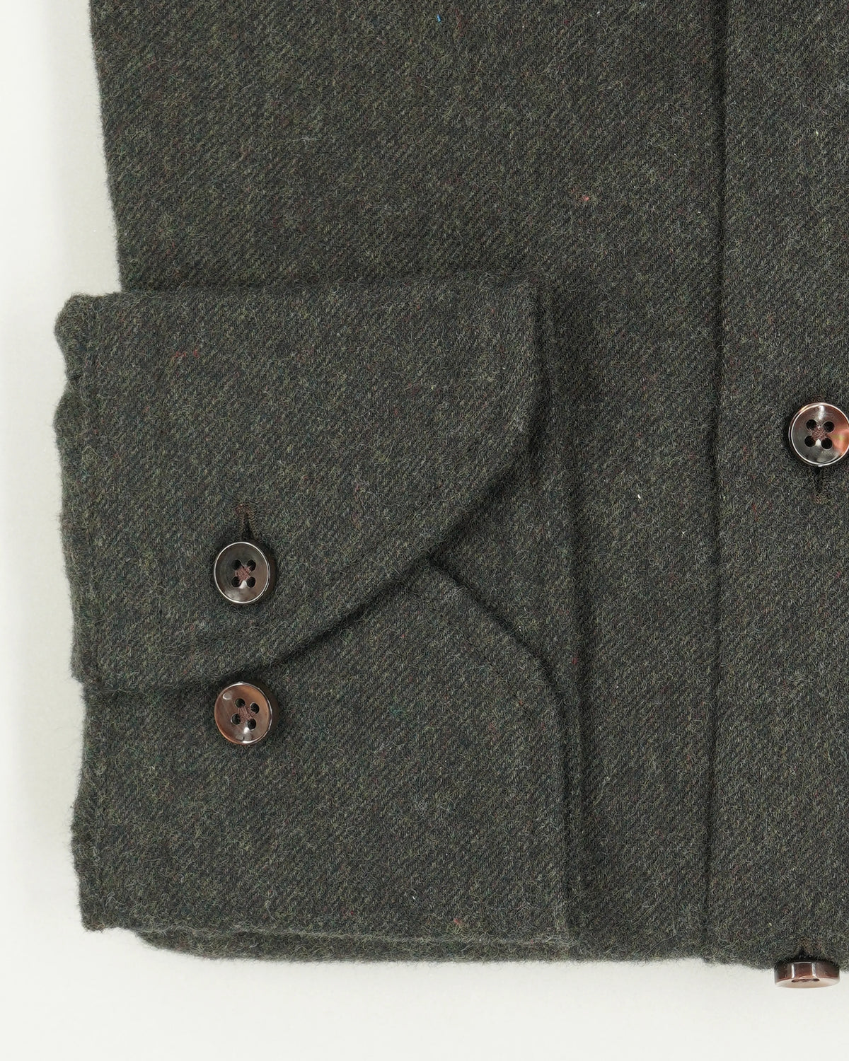 Stenströms Shirt Cotton Flannel Dark Green