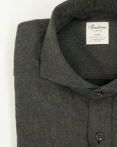 Stenströms Shirt Cotton Flannel Dark Green
