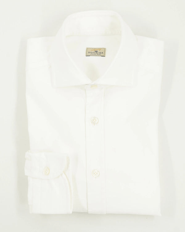 Sonrisa Shirt Garment Dyed Twill White