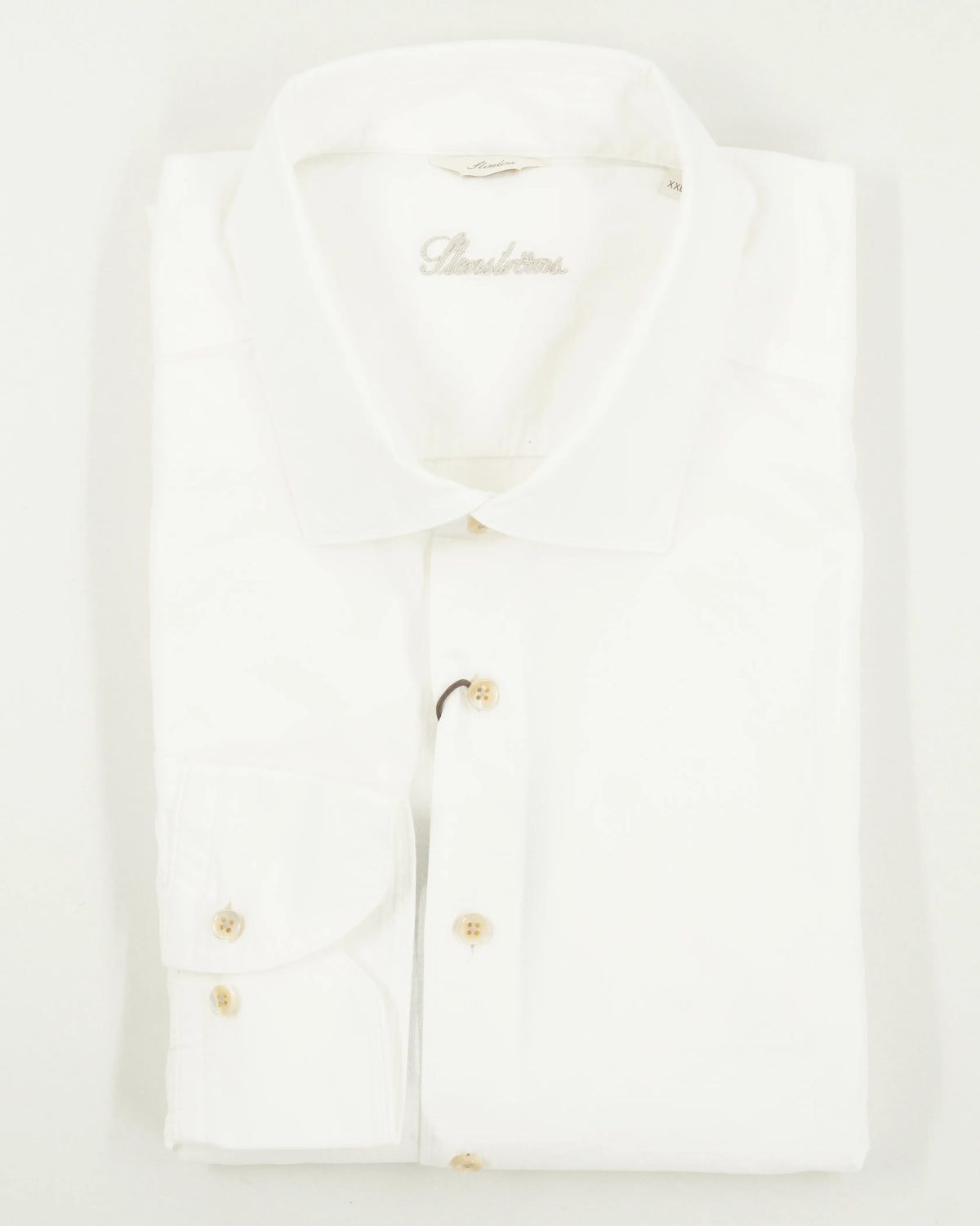 Stenströms Shirt Pure Cotton Textured White