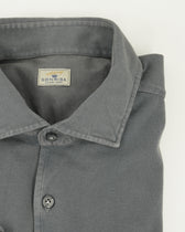 Sonrisa Shirt Washed Cotton Piquet Grey