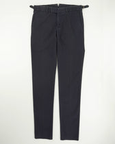 PT Torino Trousers Garment Dyed Cotton Navy