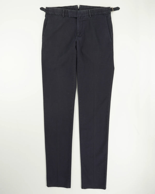 PT Torino Trousers Garment Dyed Cotton Navy