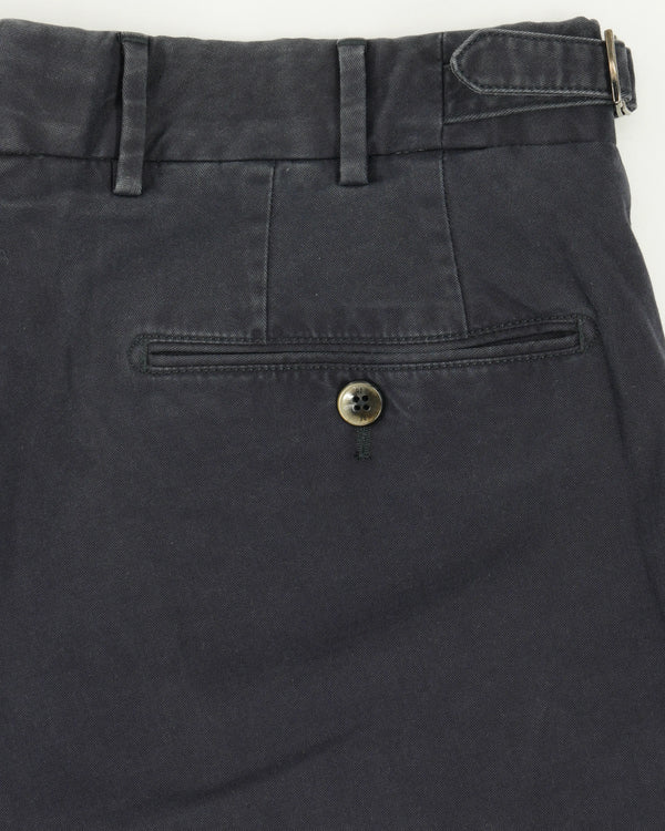 PT Torino Trousers Garment Dyed Cotton Navy