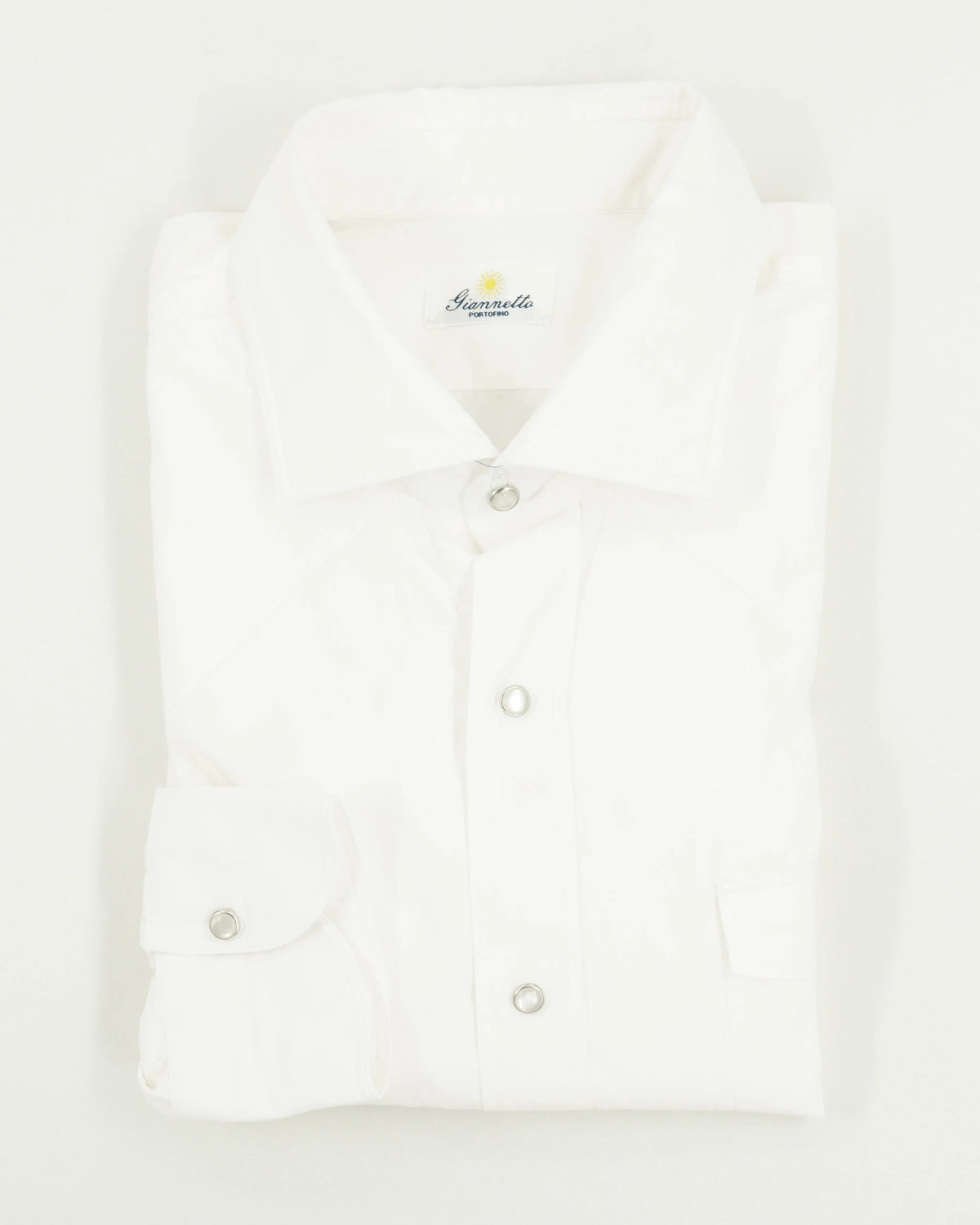 Giannetto Portofino Western Shirt White