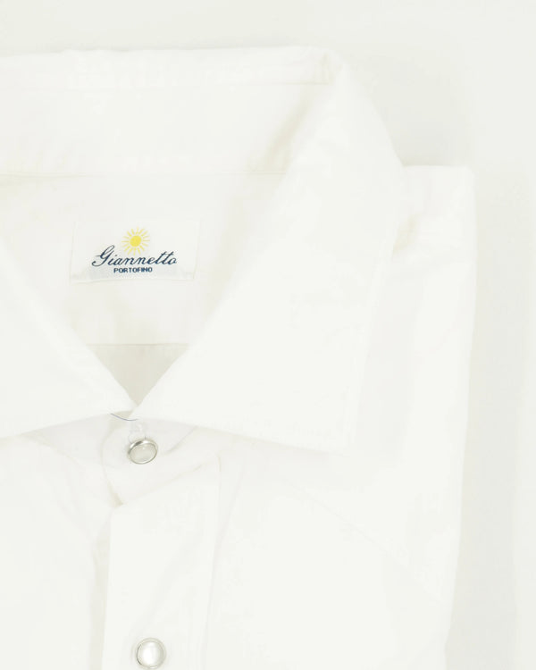 Giannetto Portofino Western Shirt White