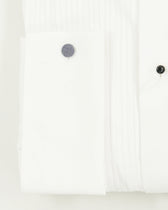 Eton Shirt Tuxedo Pleated Contemporary White