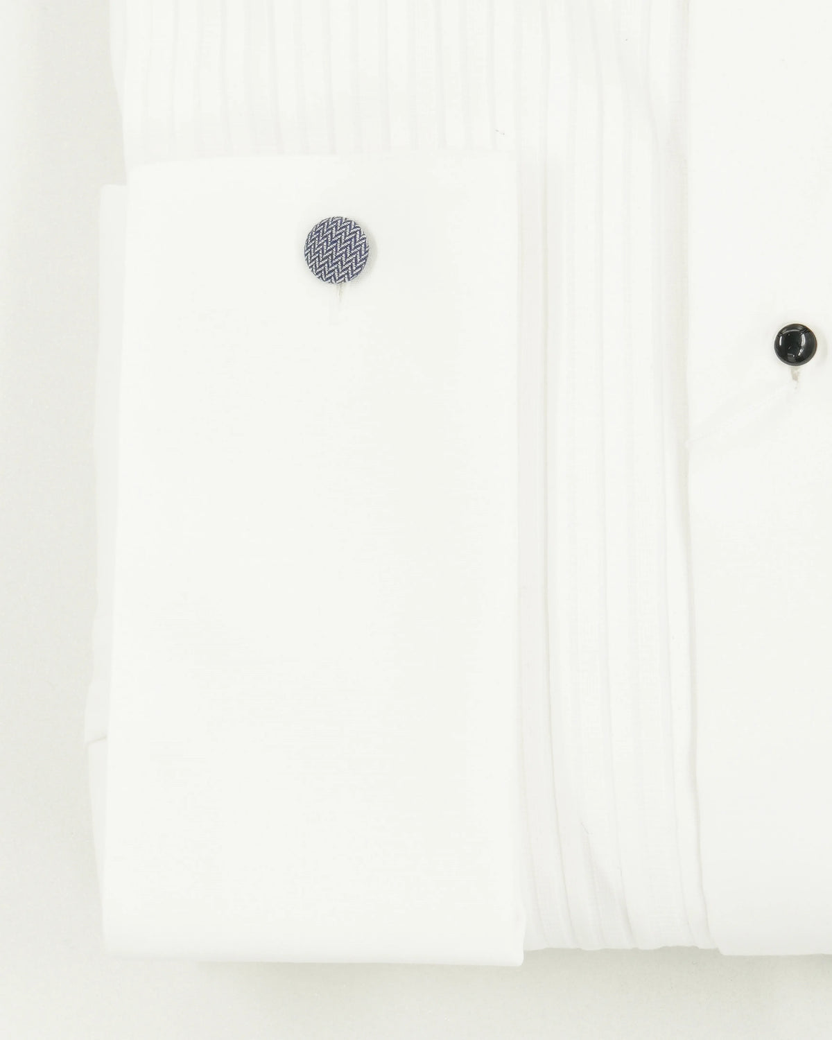 Eton Shirt Tuxedo Pleated Contemporary White