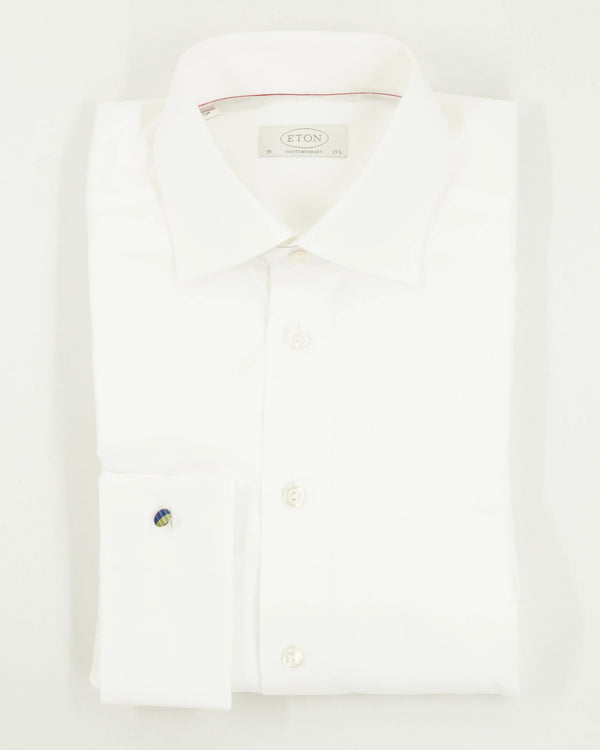 Eton Shirt Signature Twill Contemporary White