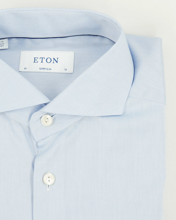 Eton Shirt Signature Twill Super Slim Light Blue