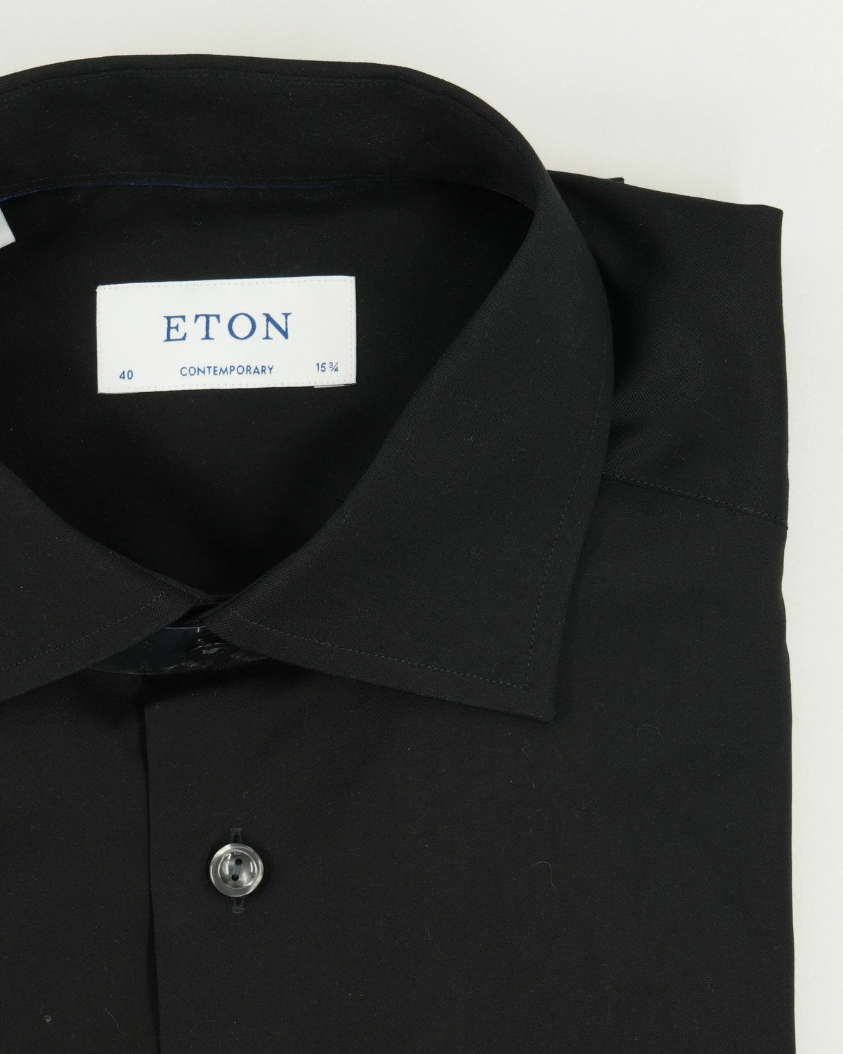 Eton Shirt Signature Twill Contemporary Fit Black