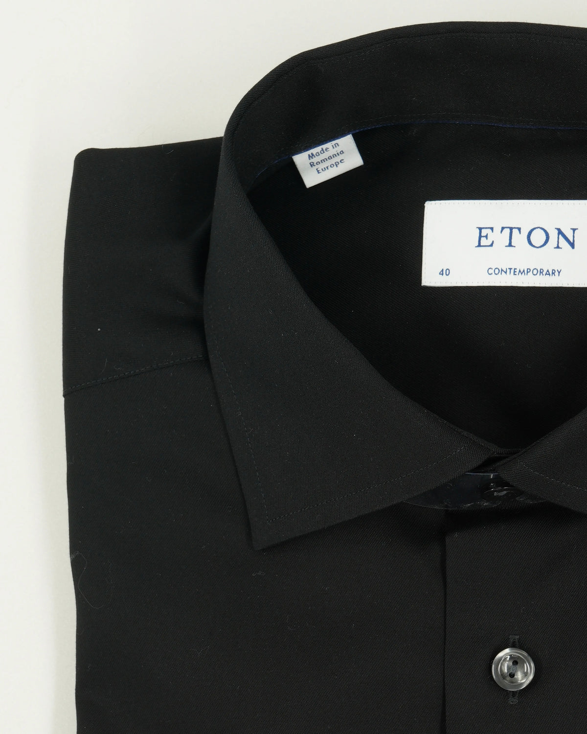 Eton Shirt Signature Twill Contemporary Fit Black
