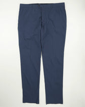 Lardini Trousers Easy Wear Cotton Navy