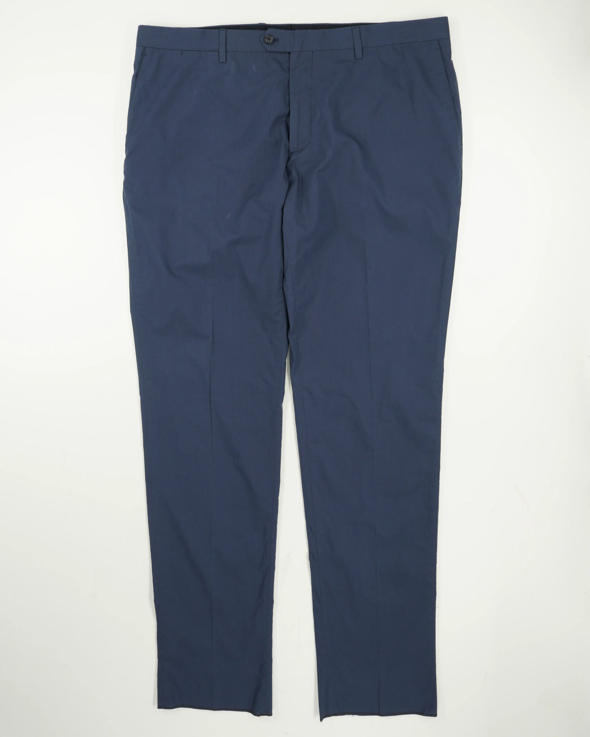 Lardini Trousers Easy Wear Cotton Navy