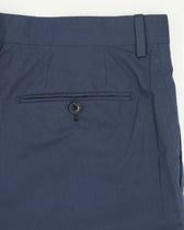 Lardini Trousers Easy Wear Cotton Navy