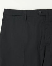 Lardini Trousers Brushed Wool Black