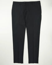 Lardini Trousers Brushed Wool Black