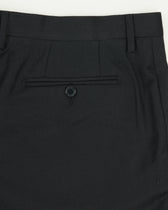 Lardini Trousers Brushed Wool Black