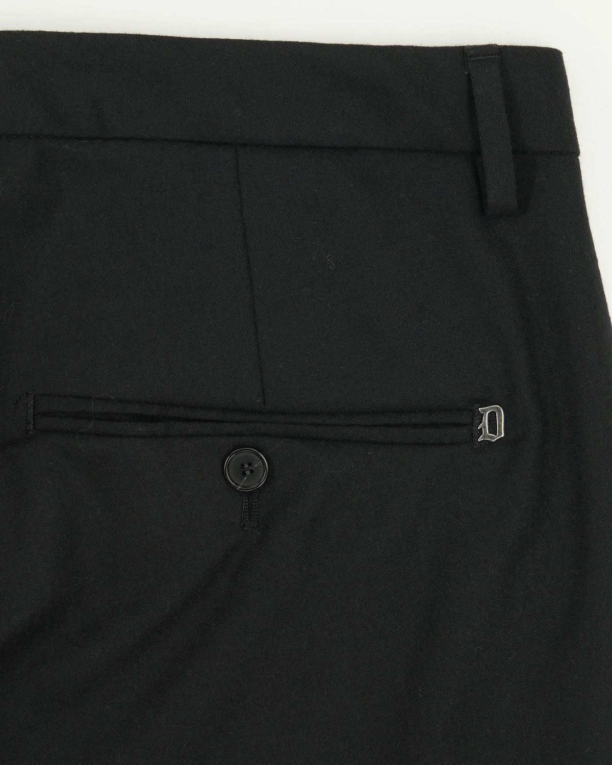 Dondup Gaubert Flannel Stretch Black
