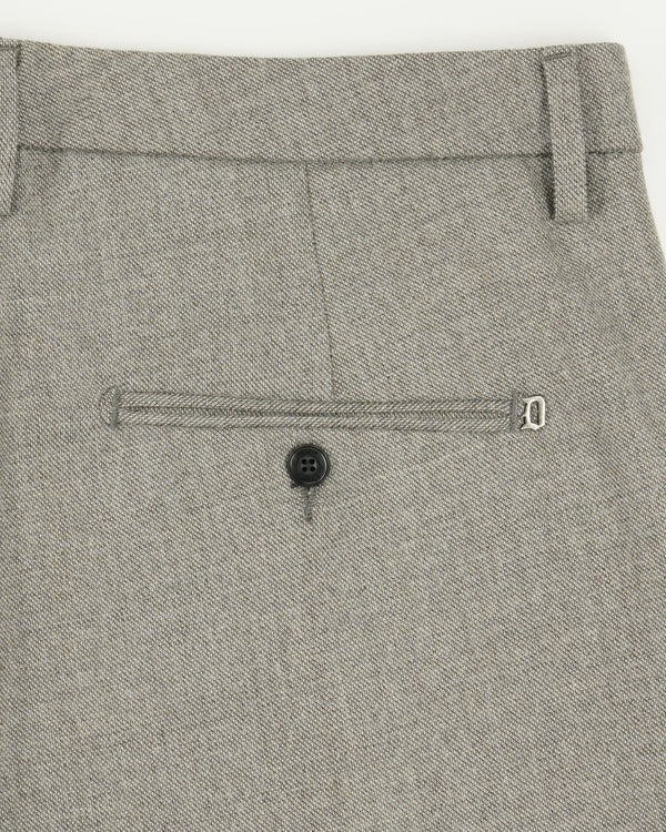 Dondup Gaubert Wool Stretch Warm Grey
