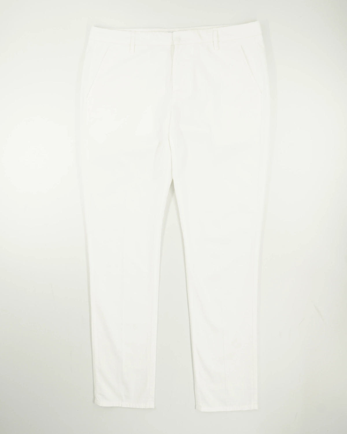 Dondup Gaubert Cotton Linen Stretch White
