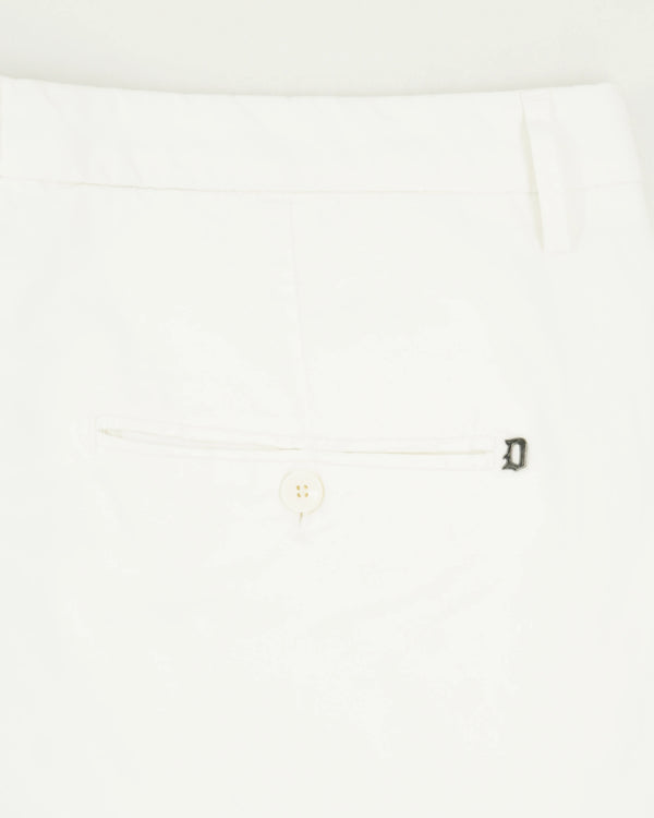 Dondup Gaubert Cotton Linen Stretch White