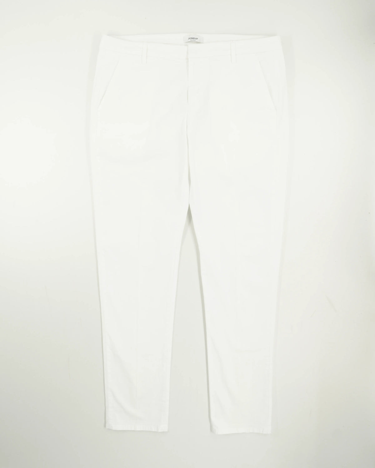 Dondup Gaubert Gabardine Stretch White
