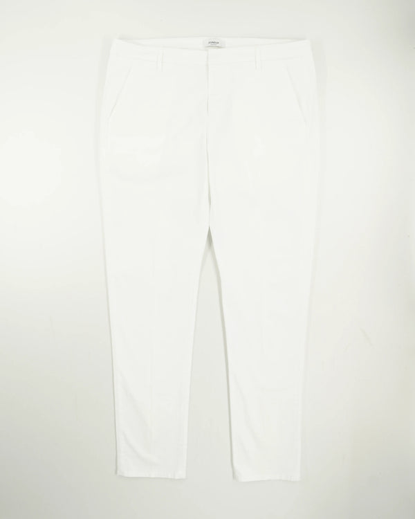 Dondup Gaubert Gabardine Stretch White