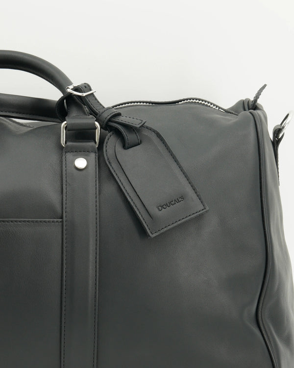 Doucals Weekend Bag Leather Black
