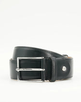 Doucals Belt Adjustable Leather Black
