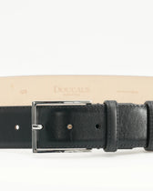 Doucals Belt Adjustable Leather Black