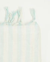 MC2 Beach Towel Striped Light Blue Off White